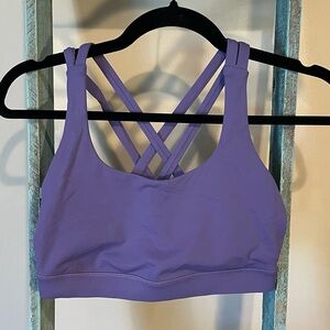Lululemon Athletica Lavender Strappy Sports Bra